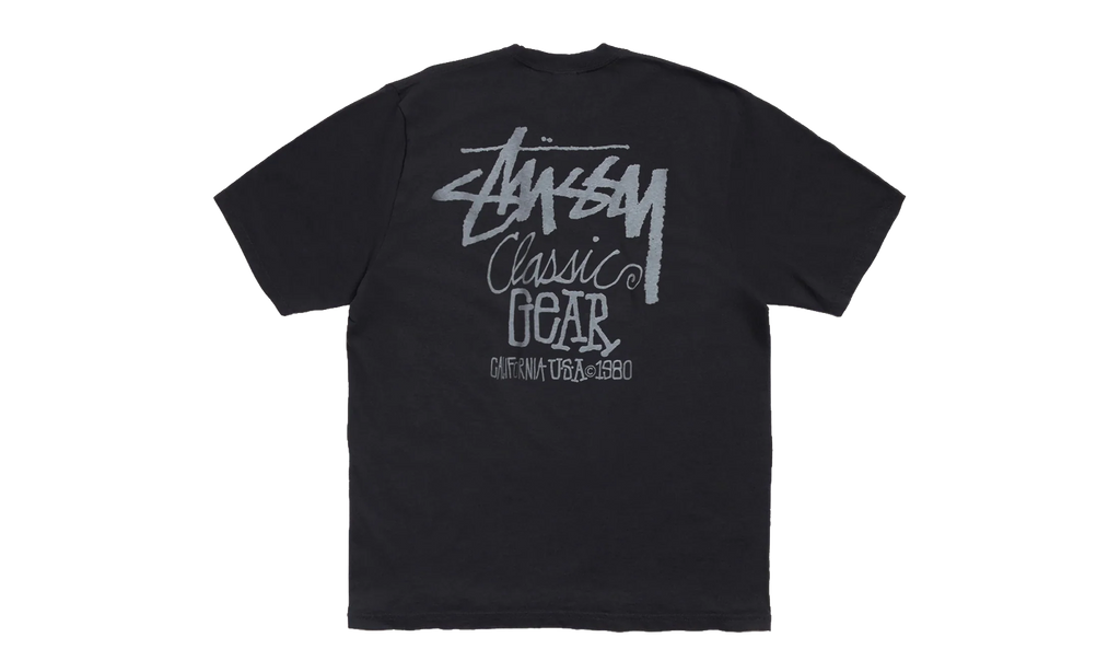 Classic Gear Pigment Dyed T-Shirt "Black" STUS361