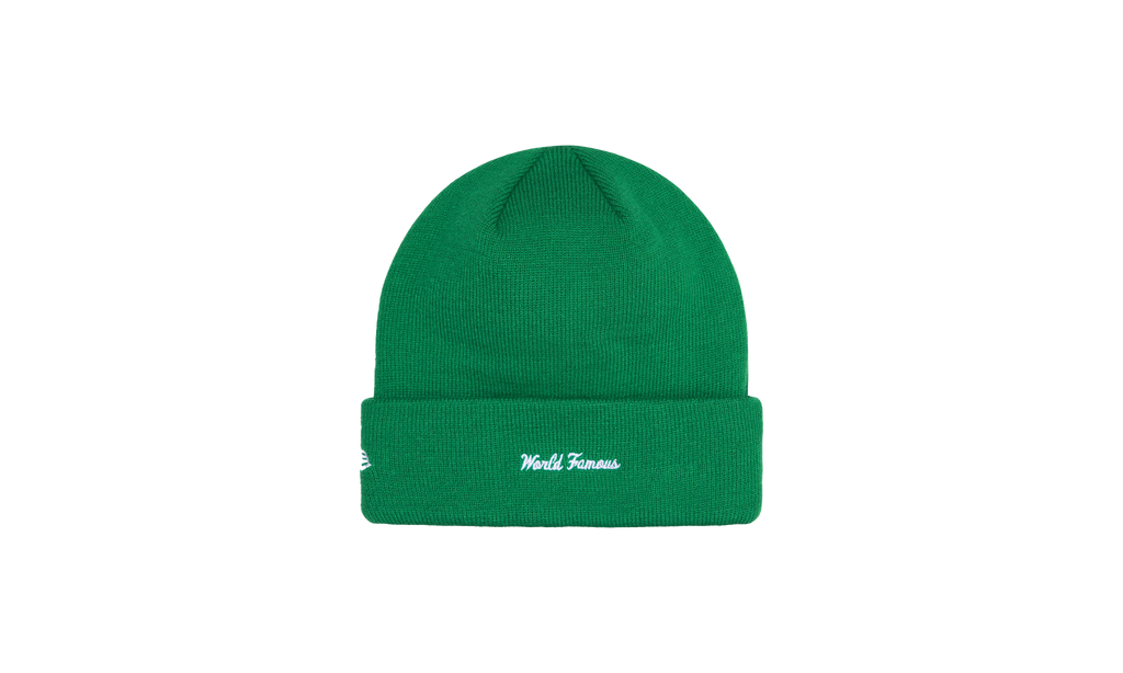 New Era® Box Logo Beanie "FW24 Green" SU941