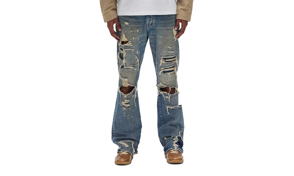 Dirty Repair Blowout Denim "Blue" P011 VTLG425