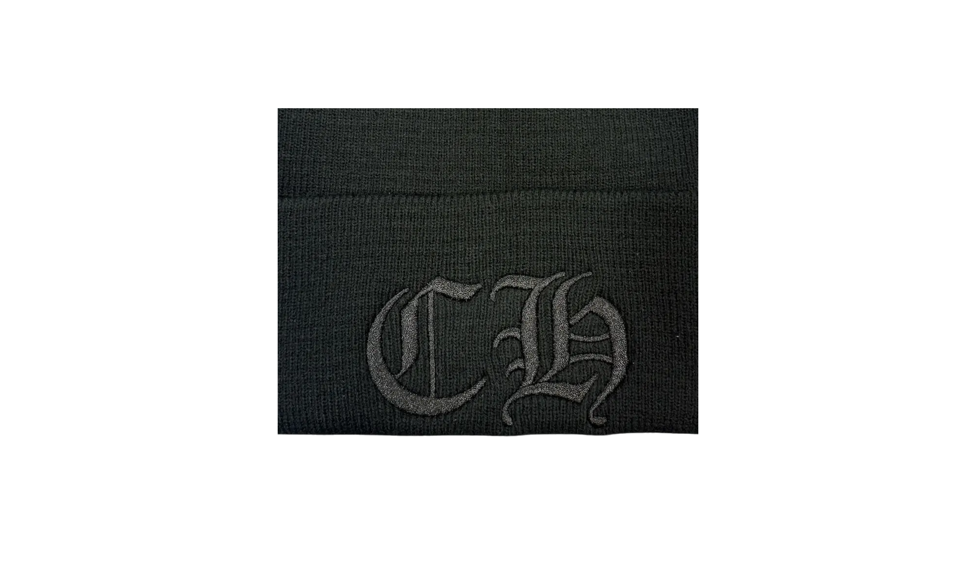 Embroidered CH Logo Beanie "Black/Black" CHRM0476