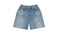 Laser Wreath Denim Short "Blue" DT153