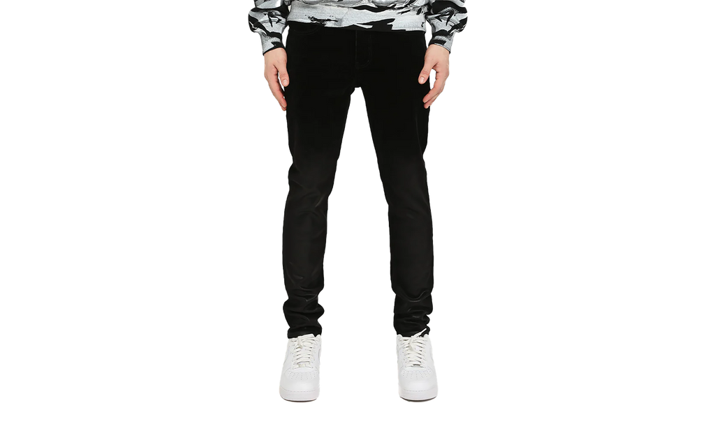 Flock Dipped "Black - Skinny Fit" P001 SFDB429