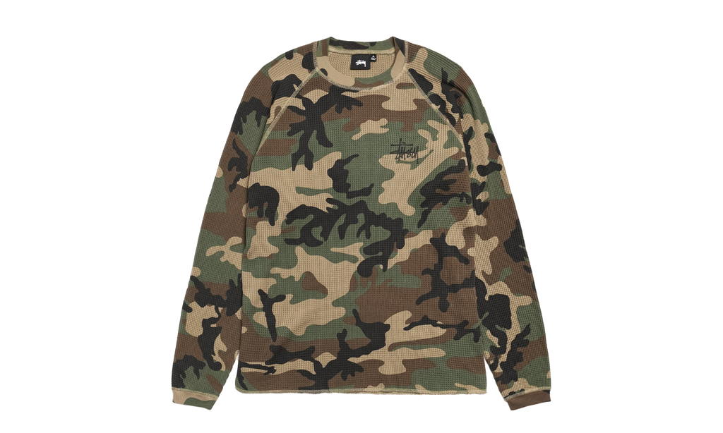 Raglan Thermal L/S Crew "Woodland Camo" STUS304