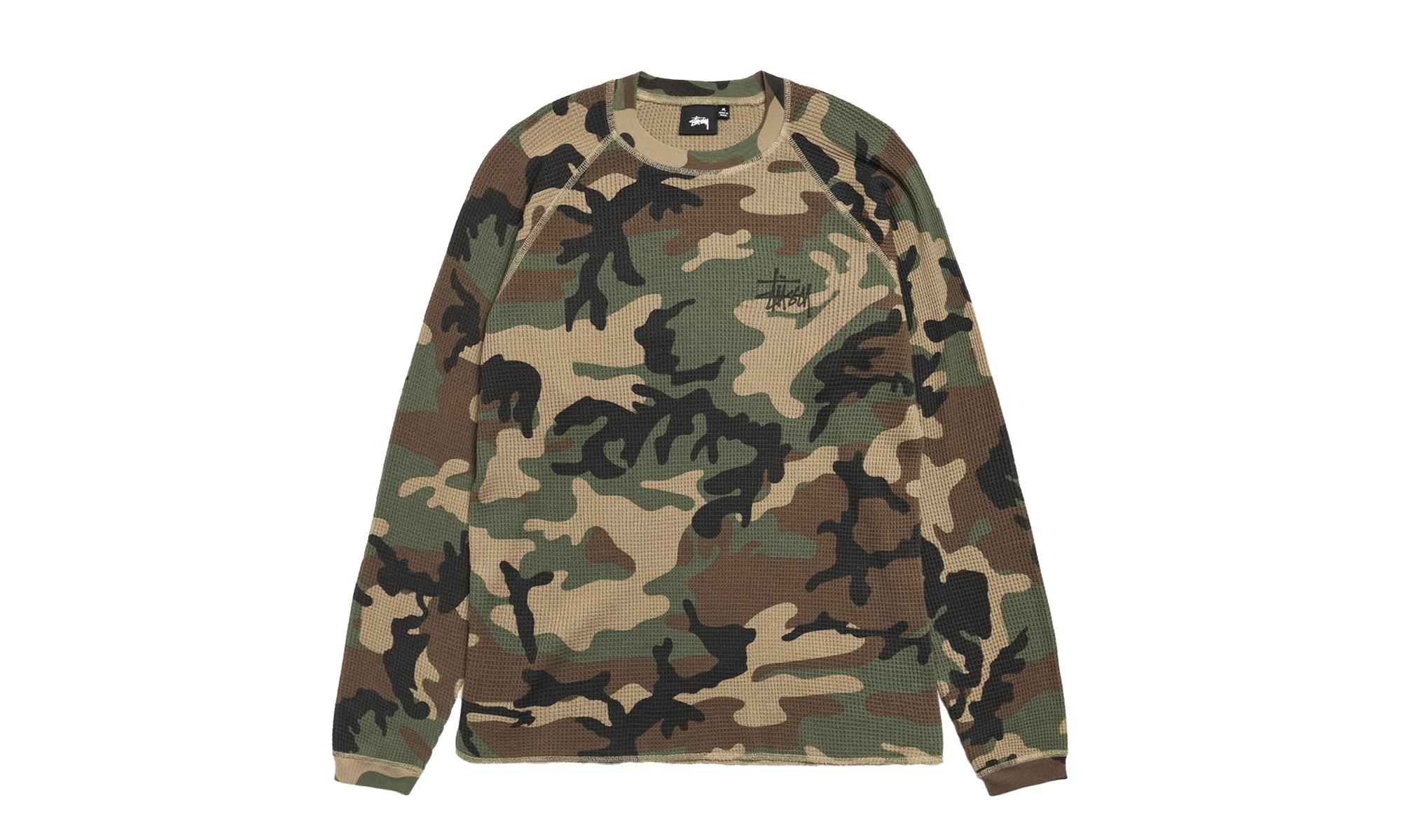 Raglan Thermal L/S Crew "Woodland Camo" STUS304