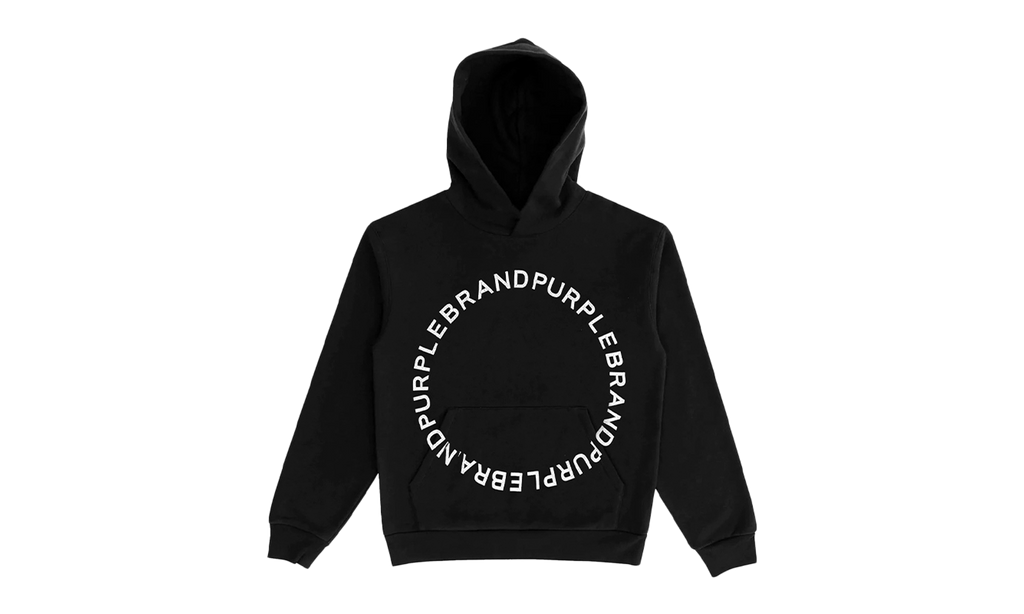 Circle Wordmark Pullover Hoodie 'Black' "Black" P401-HBBW124