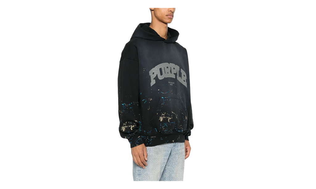 Brand Logo Print Hoodie "Black" P401 MFBS325