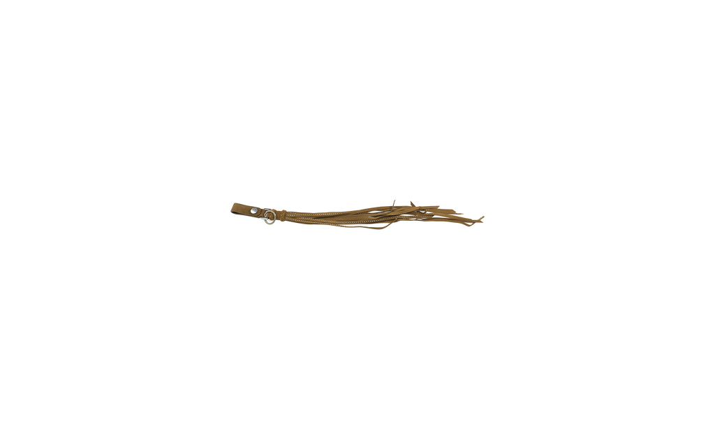 STD SUEDE LONG TASSEL KEYCHAIN "Brown" AKSUE LTABRN