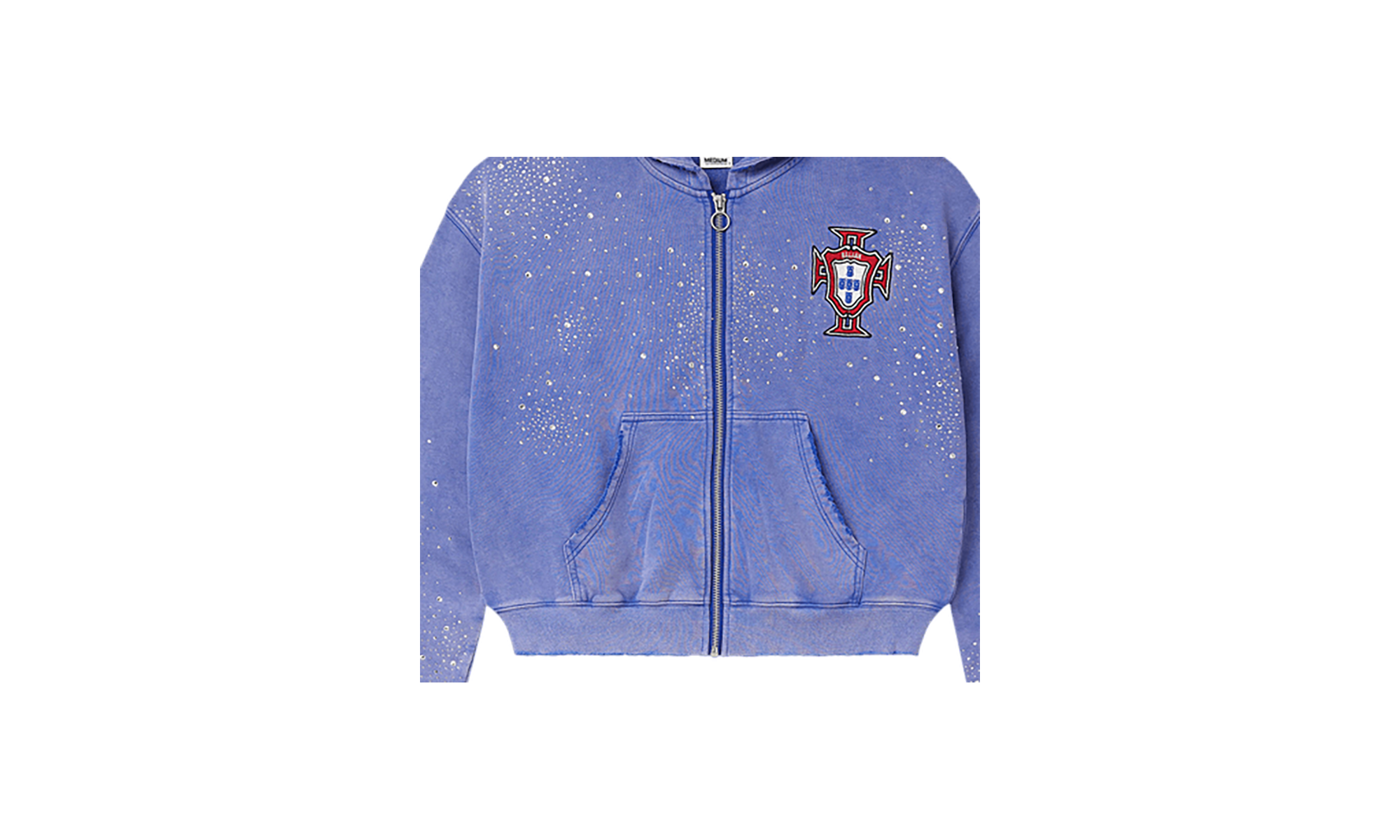 Sea Cluster Zip Up "Light Blue" VALE 08 007 SCZU BL