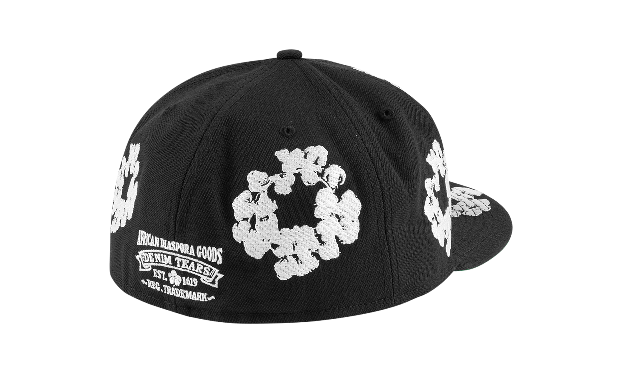 New Era Cotton Wreath 59/50 Cap "Black" DT22