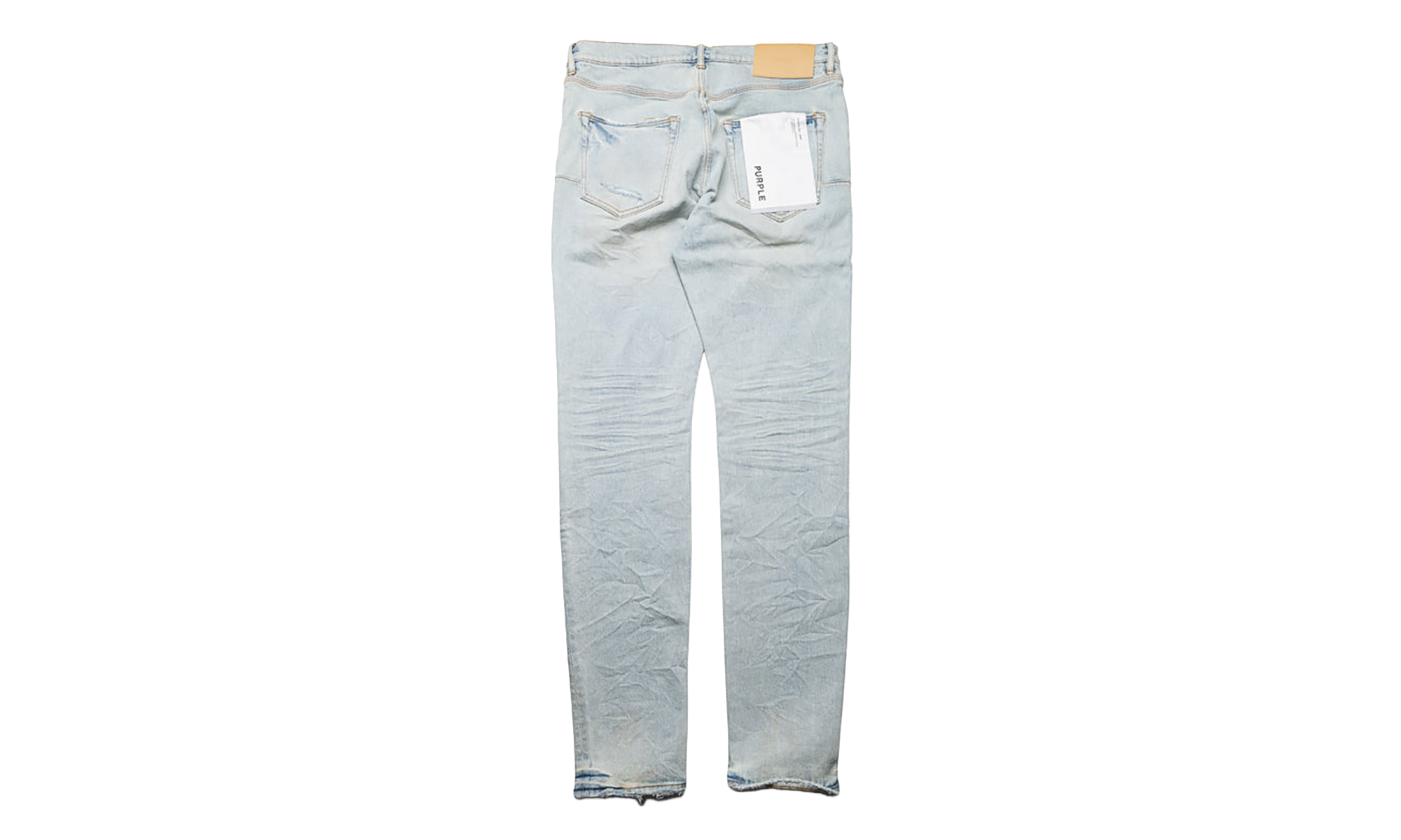 Skinny Fade Distressed Jeans "Light Indigo" P001 SKZB325