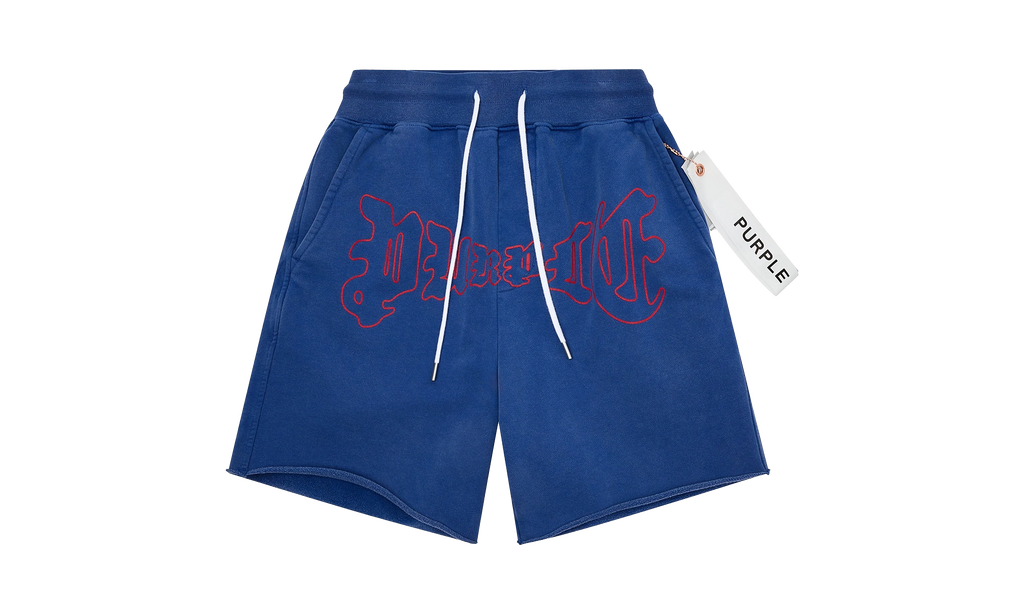 Screen Wordmark Sweatshort "Blue" P447 FMBA225