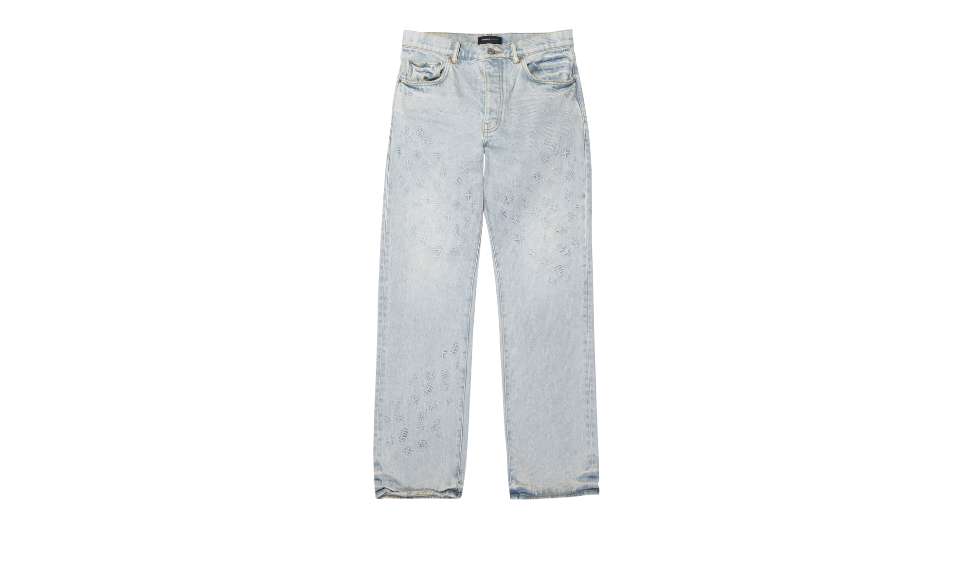 EMBOSSED DENIM "Blue" P011 EMJL423