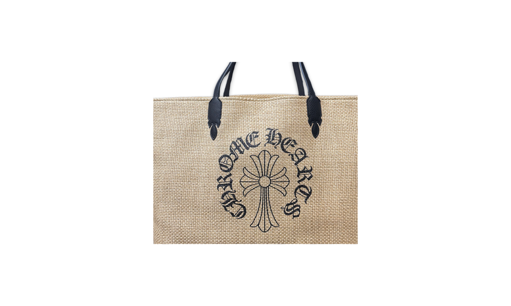 Medium Beach Cross Logo Tote Bag "Beige / Black" CHRM0630
