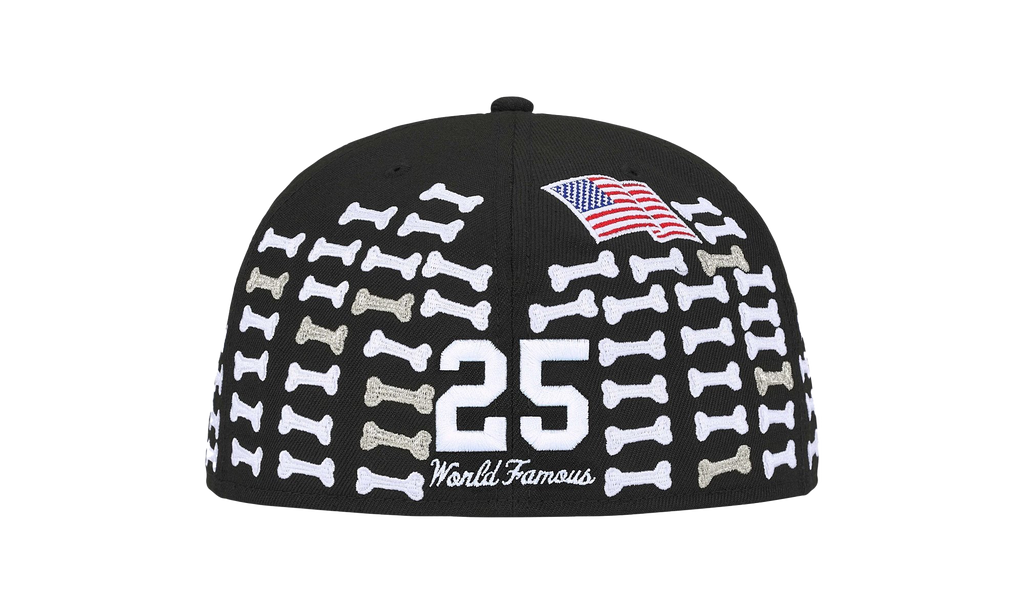 Bones Box Logo New Era 59Fifty Fitted Hat "Black" SU26347