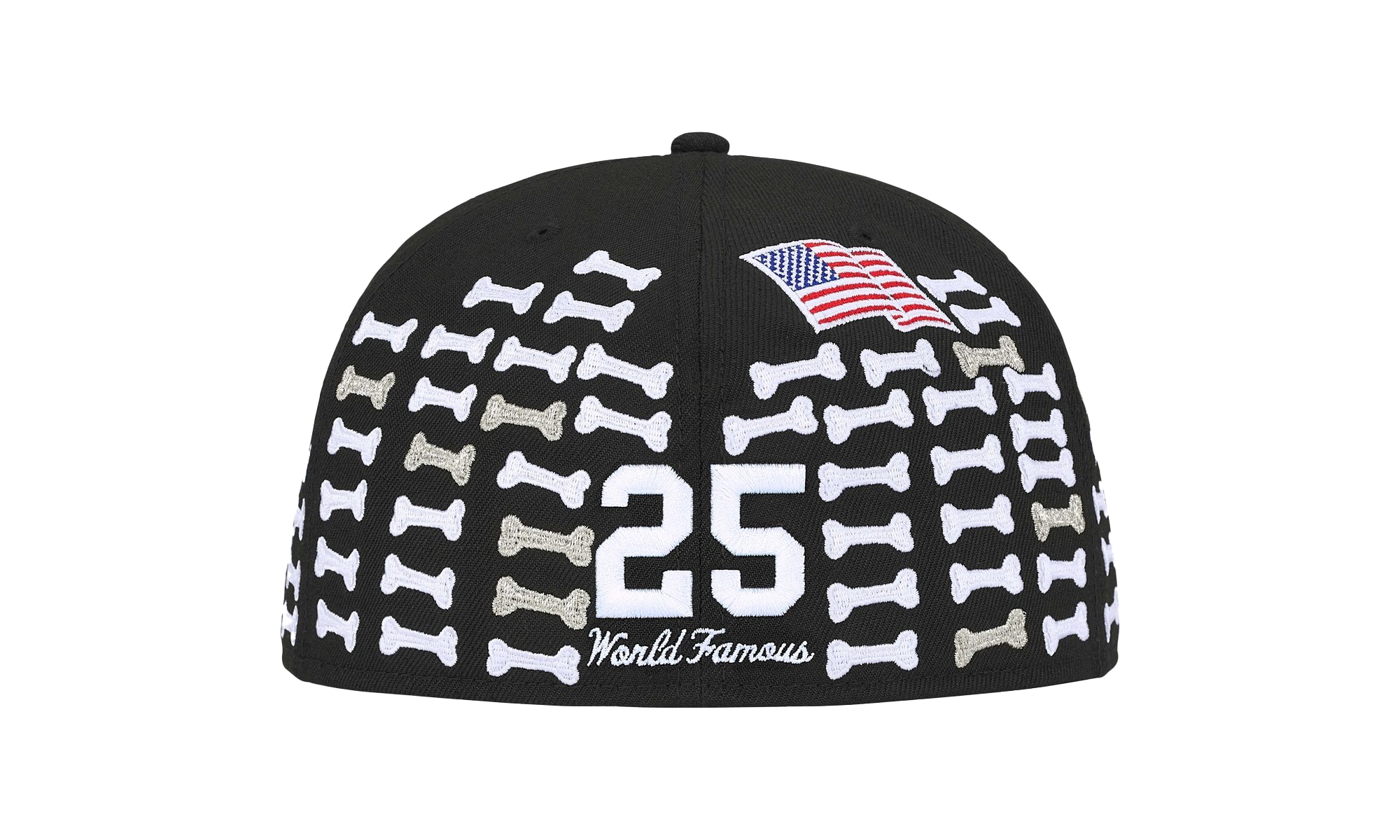 Bones Box Logo New Era 59Fifty Fitted Hat "Black" SU26347