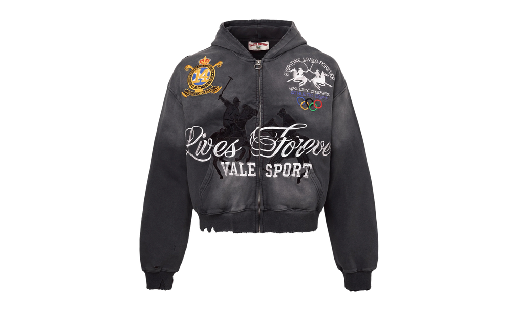 Black Rock Zip-Up Hoodie "Black" VAL181
