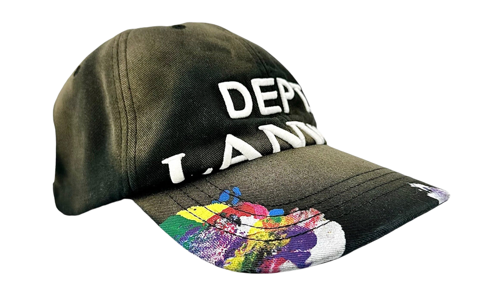 Paint Splatter Strapback Hat "Lanvin - Black" GDXLPSSHB