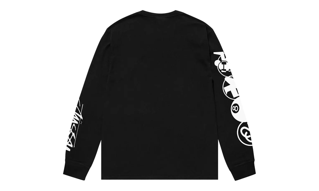 Stacked Pigment Dyed LS Tee "Black" STUS301
