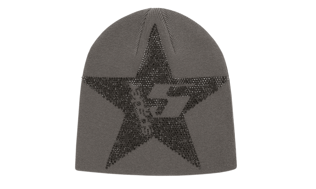 Star Rhinestone Skully "Slate Grey" SP5der313