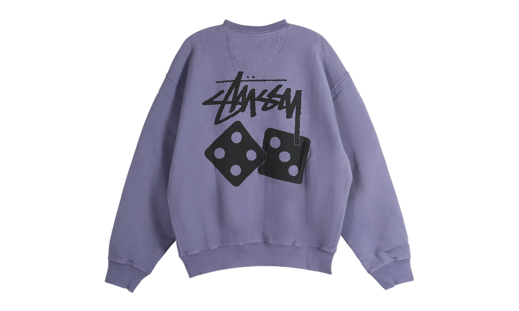 Dice Pig Dyed Crew Sweatshirt "GRAPE" 1915077 GRPE