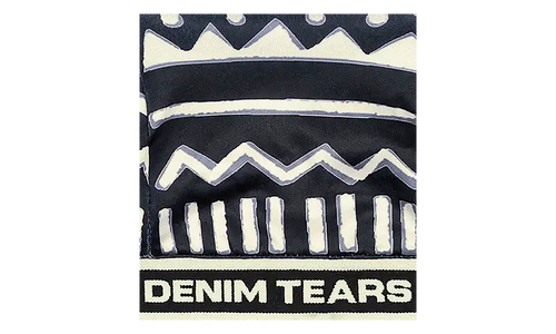 5Q Mudcloth Skully Hat "Black" DT432