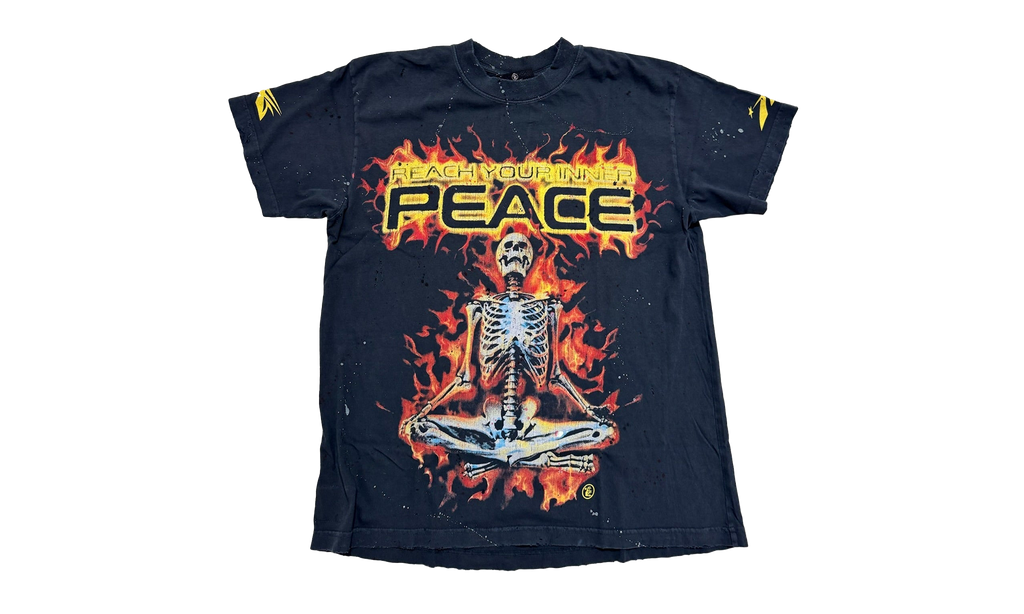 INNER PEACE SKELETON SS Tee "Black" HSR067