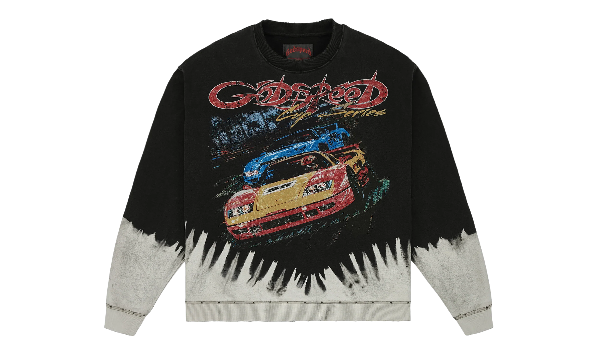 F.T.W Sweatshirt "Black Bleached Wash" 7BR06HDV