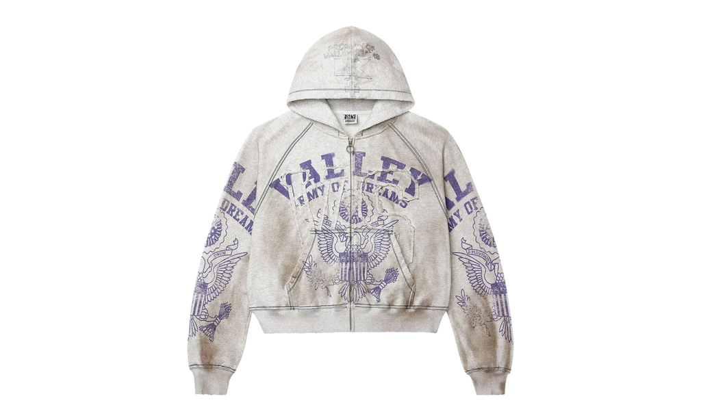 Army Zip Up "Dirt/Grey" HW227WTI