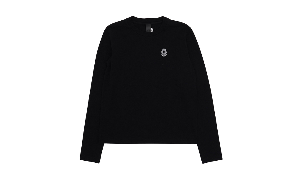 Heavyweight Embroidered Dagger Long Sleeve T-Shirt "Black" CHRM0454