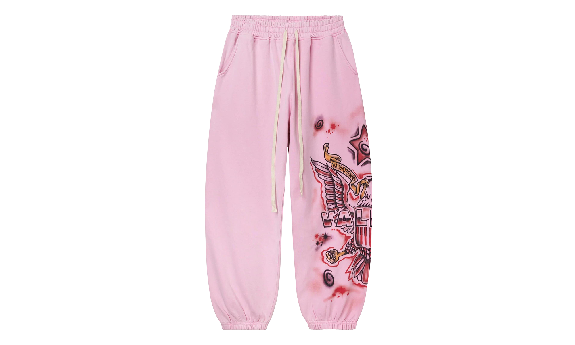 FLAG SWEATPANTS "Pink" VAL101