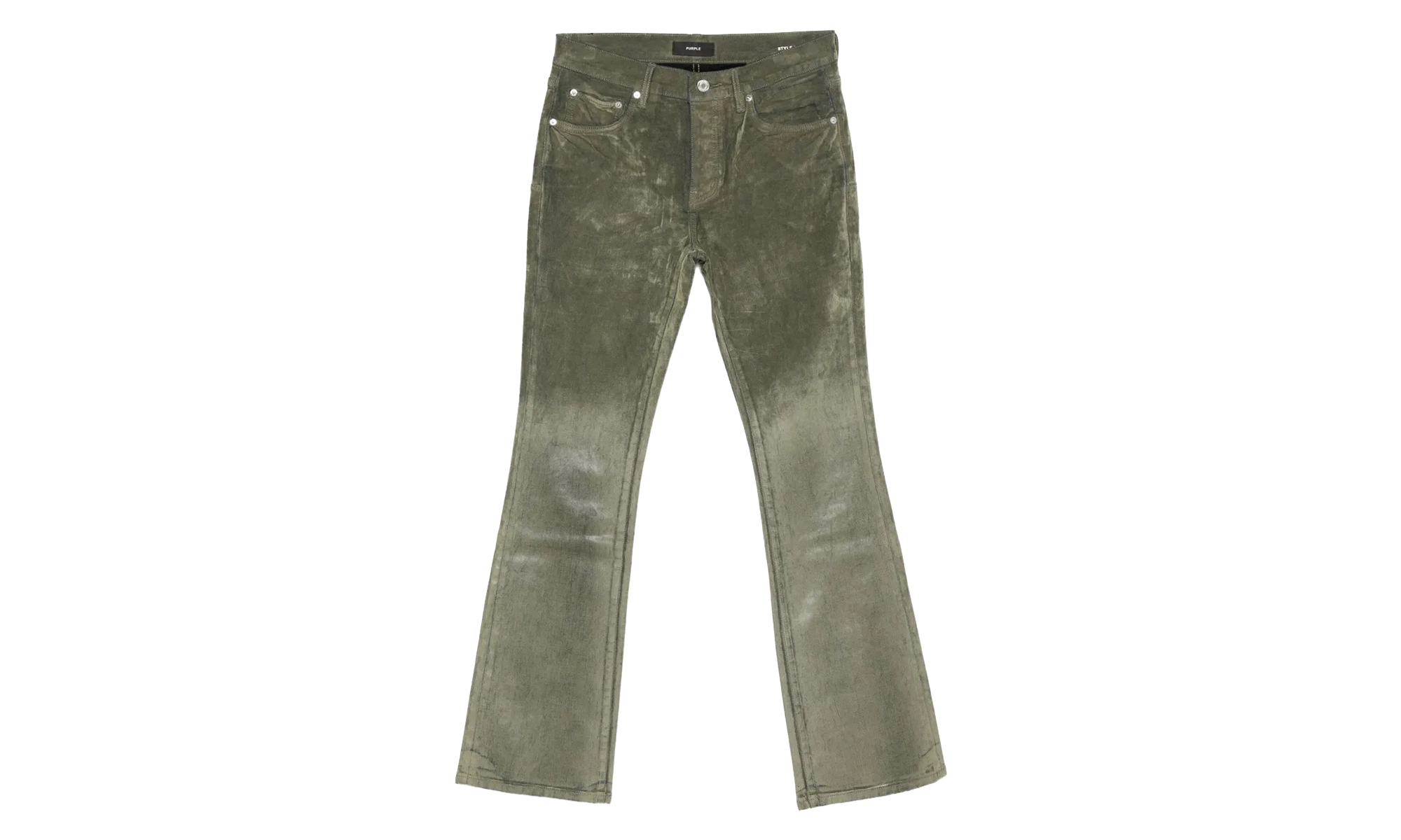Flock Dipped Flared "Green" P004 FLDF425