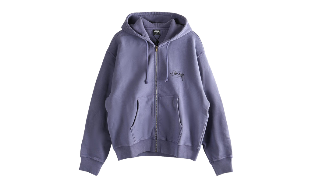 Modern Age Pig Dyed Zip Hoodie "GRAPE" 1975079 GRPE