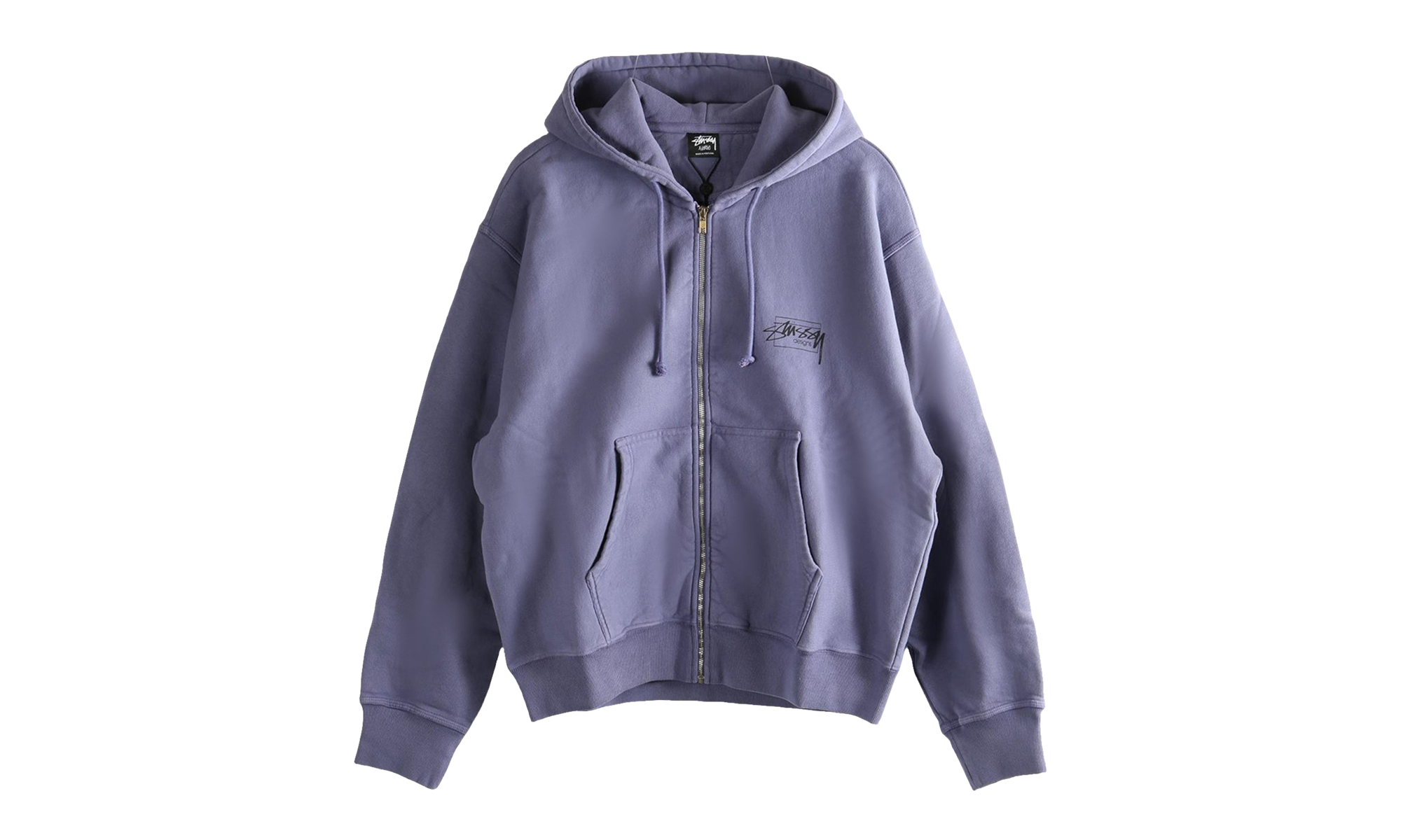 Modern Age Pig Dyed Zip Hoodie "GRAPE" 1975079 GRPE