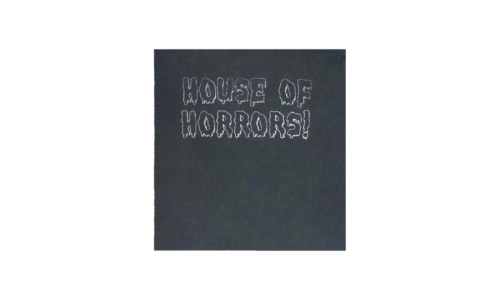 House Of Horrors Logo Distressed T-Shirt "Vintage Black" MUSYZWYO