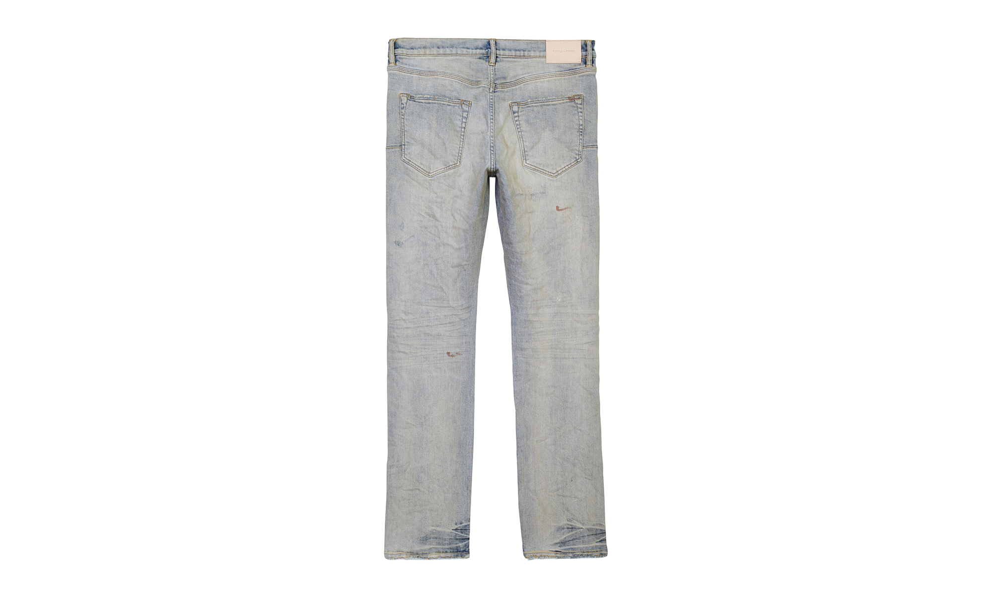 OIL REPAIR SLIM STRAIGHT SKINNY JEANS "Super Light Indigo" P011 SORS123