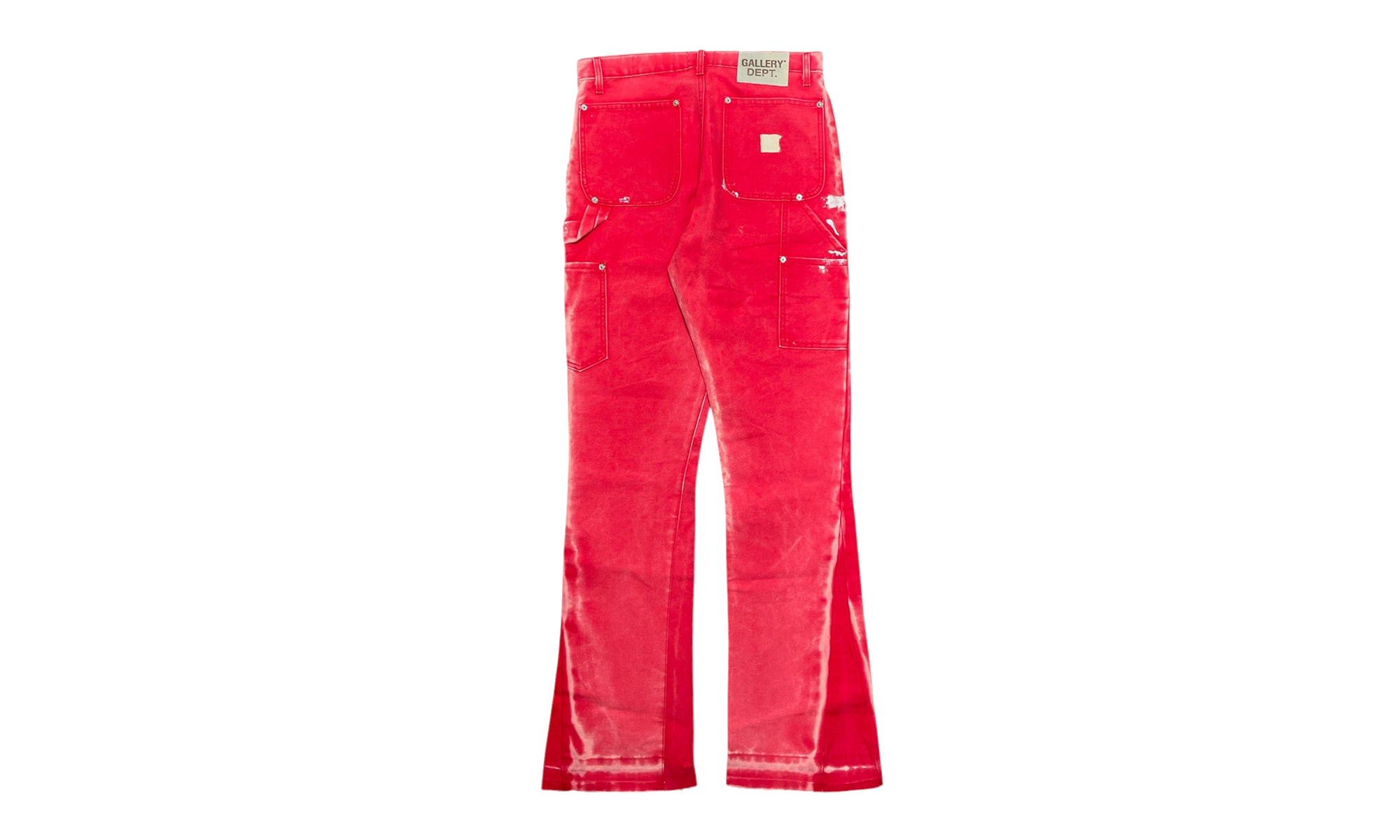 LA Flare Carpenter Pants Paint Splatter "Red Multi" GDPSLFJR