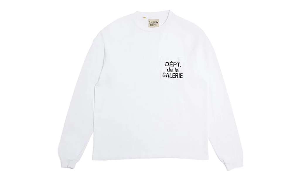De La Galerie L/S Pocket "White / Black" 5A947370