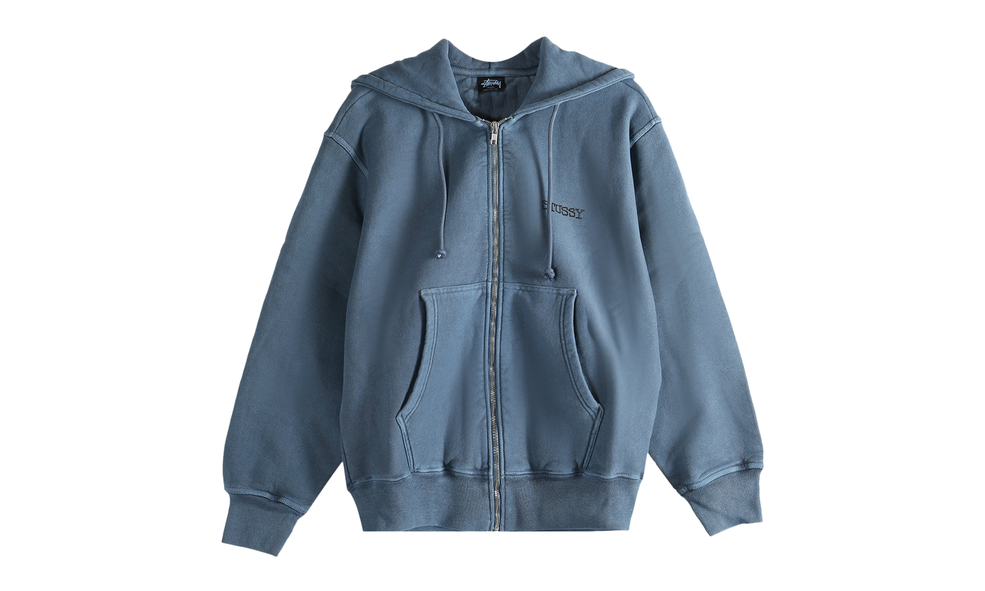 Jumbo Pig Dyed Zip Hoodie "NAVY" 1975078 NAVY