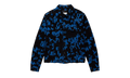 BLACK/BLUE LETTERS SCREEN PRINT TRUCKER "Black" P024 BBSP123