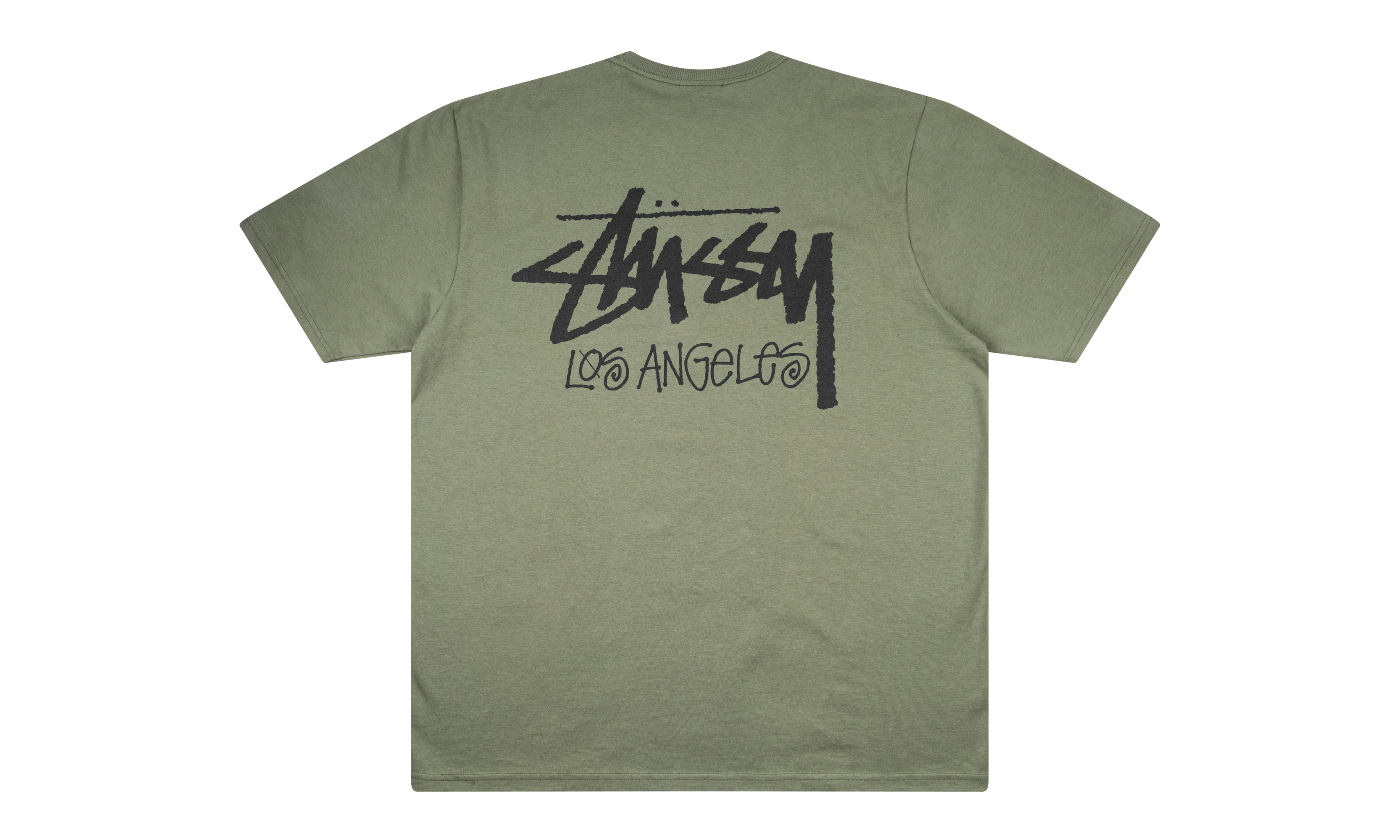 BASIC STÜSSY TEE "Los Angeles Exclusive - Olive" STUS40
