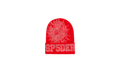 Rhinestone Web Beanie "Red" SP5der49