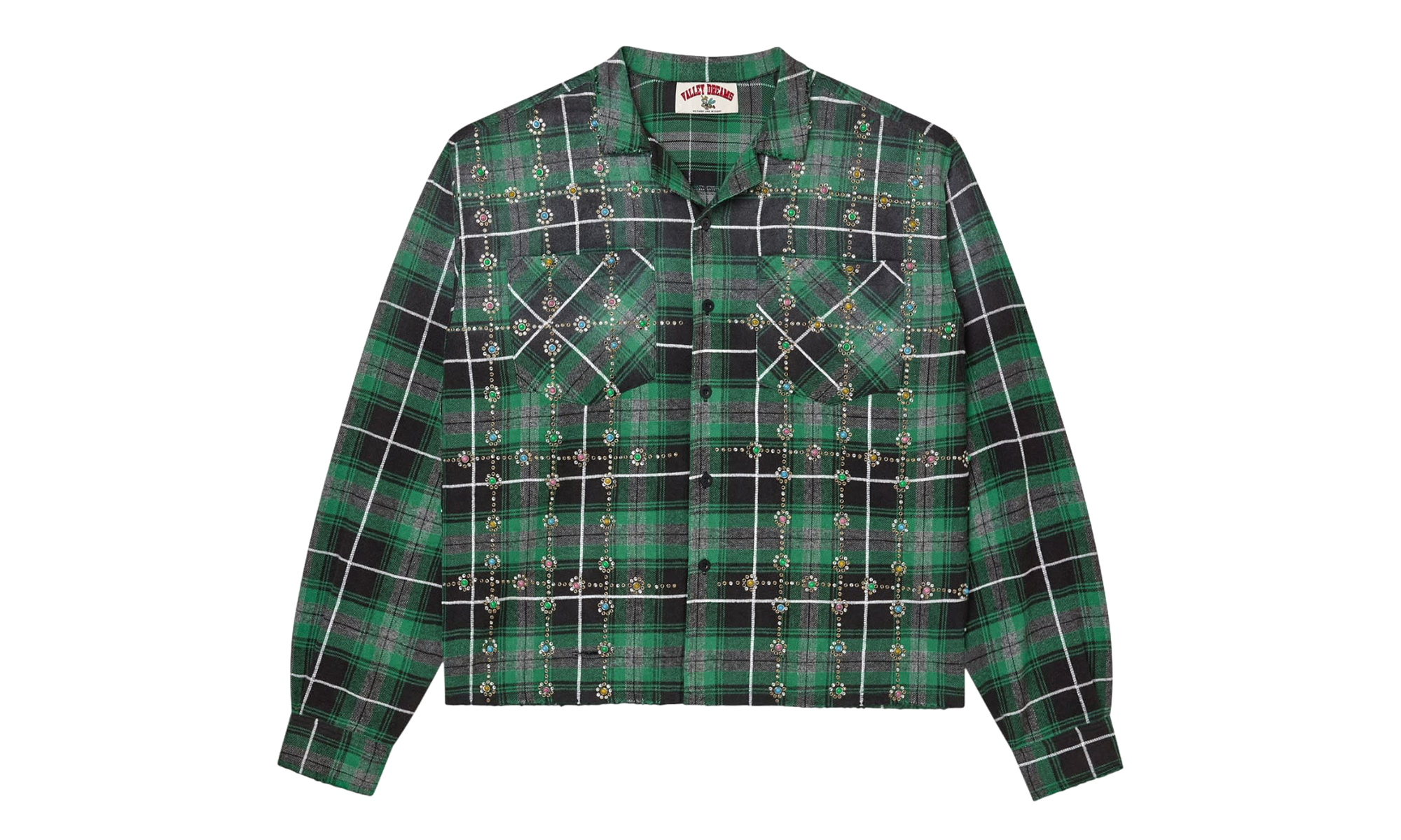 Grinch Gems Flannel "Green" 11451 10004VFGGFG GREE