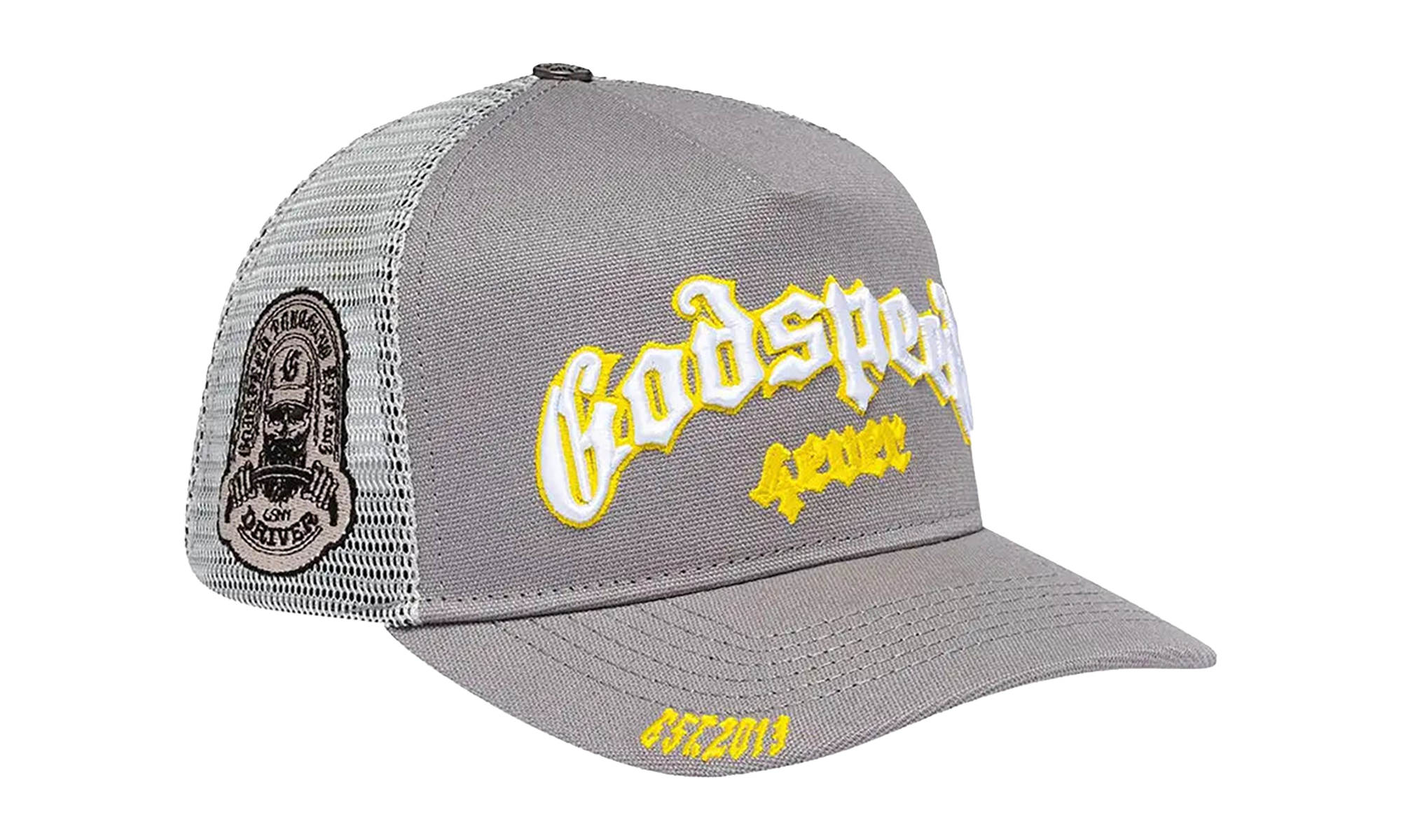 GS Forever Trucker Hat "Grey Yellow Boom" GS114