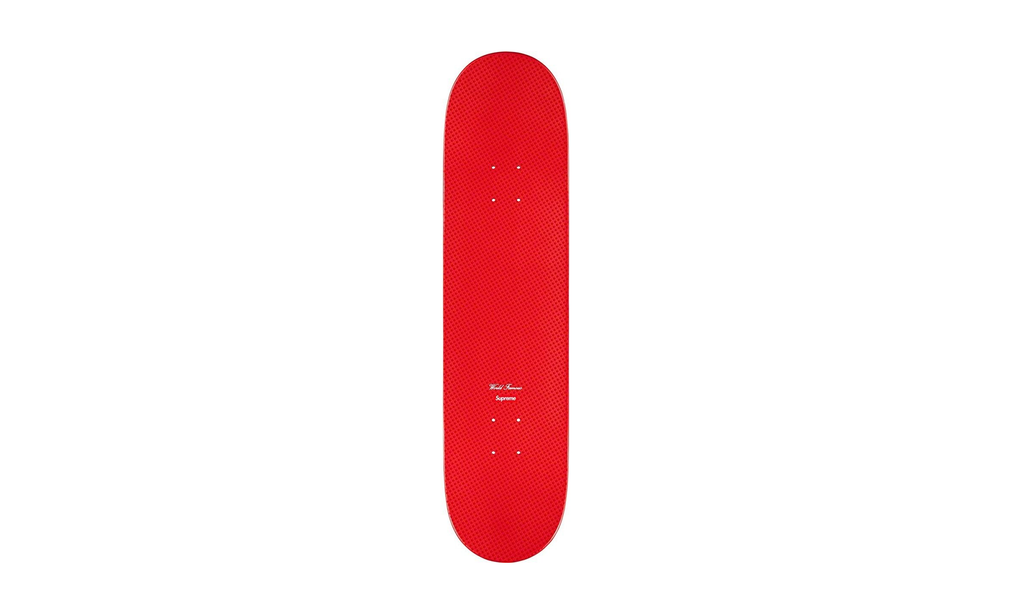Tonal Box Logo Skateboard Deck "Red" SU26417