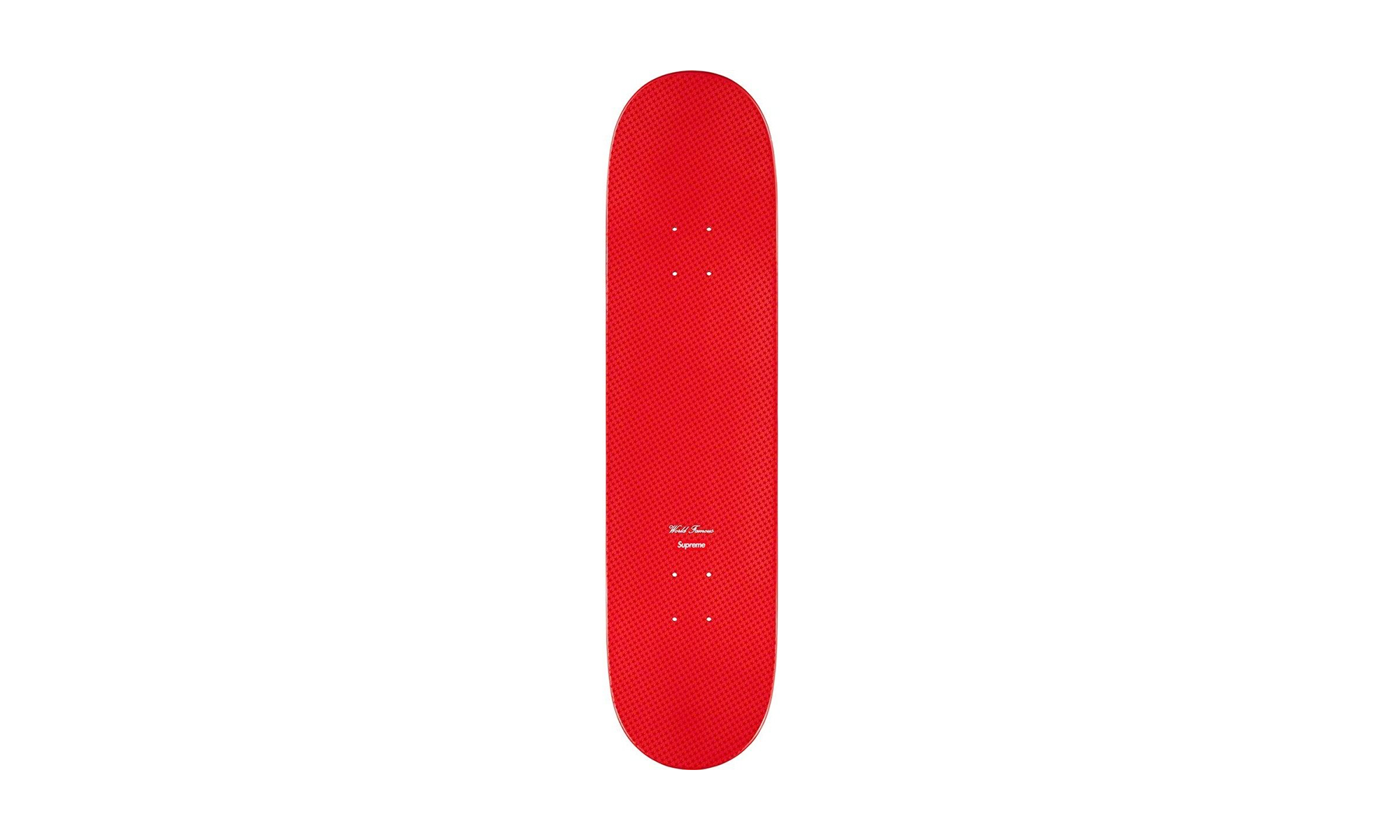 Tonal Box Logo Skateboard Deck "Red" SU26417