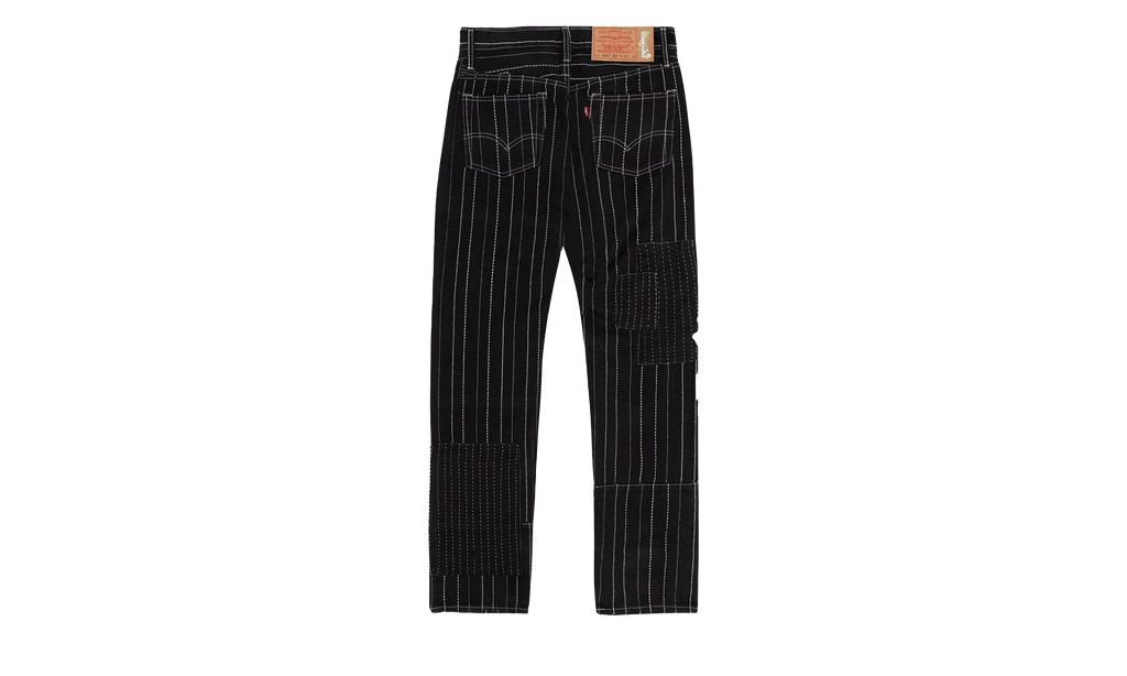 Peace Patchwork 501 Pants "Black" DT221