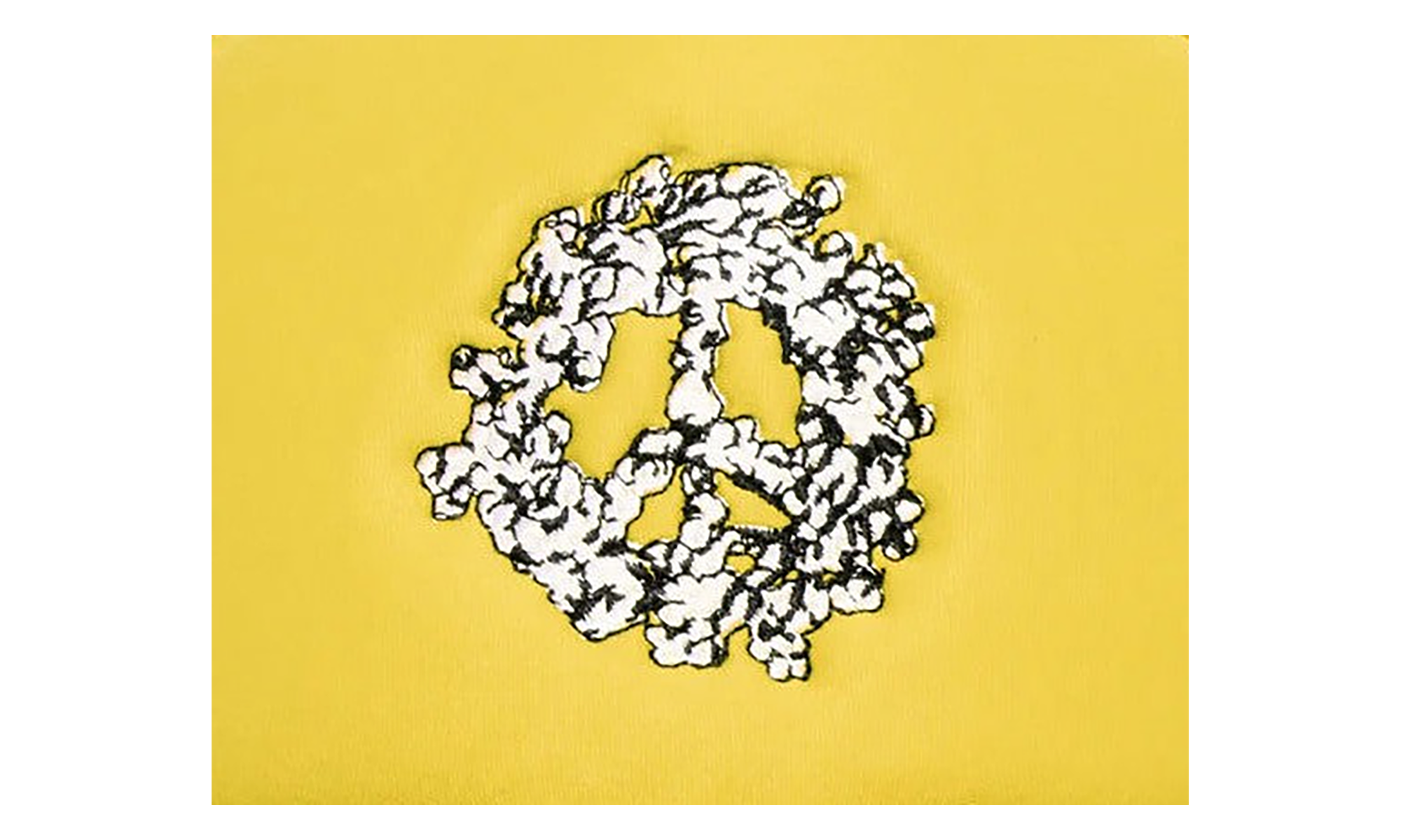 Cotton Peace Wreath Trucker Hat "Yellow" DT548