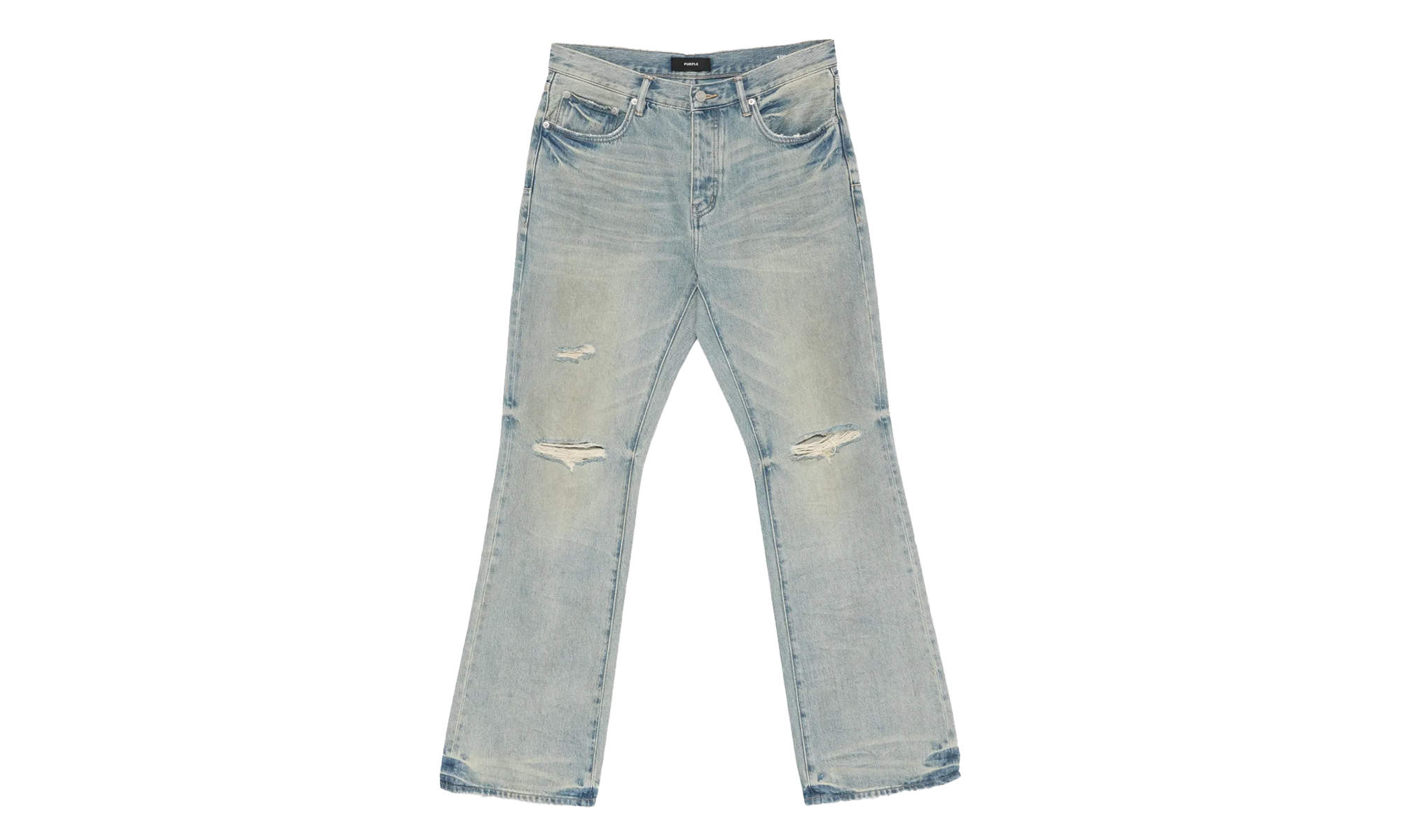 Dirty Fade Down Bootcut "Light Indigo" P026 DFDR525