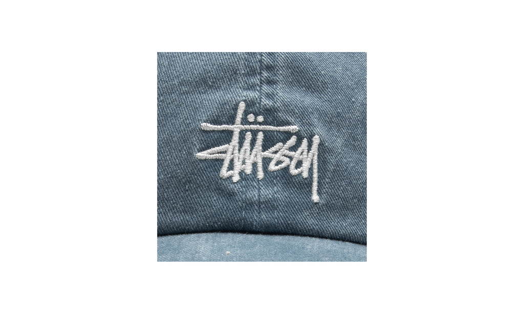 BASIC WASHED LOW PRO CAP "INK BLUE" STUS335