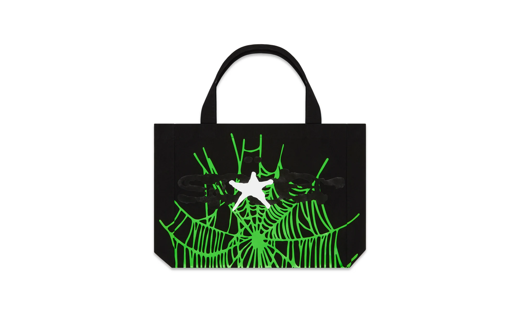Heavy Web Tote "Black / Green" SP5der220